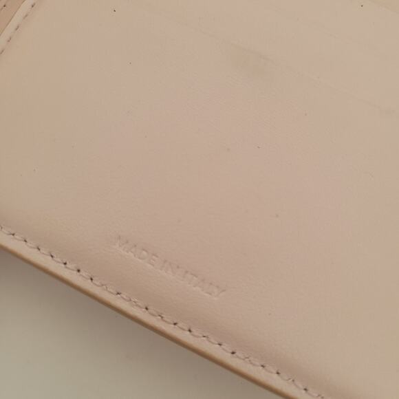 Celine Trifold Compact Wallet Light Pink Leather Small Card Bill Coin Holder - Picture 6 of 14